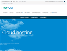 Tablet Screenshot of newhost.ro